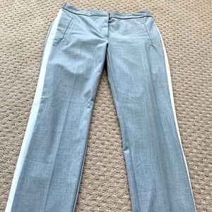 Zara gray pants with white side stripes Size Medium
